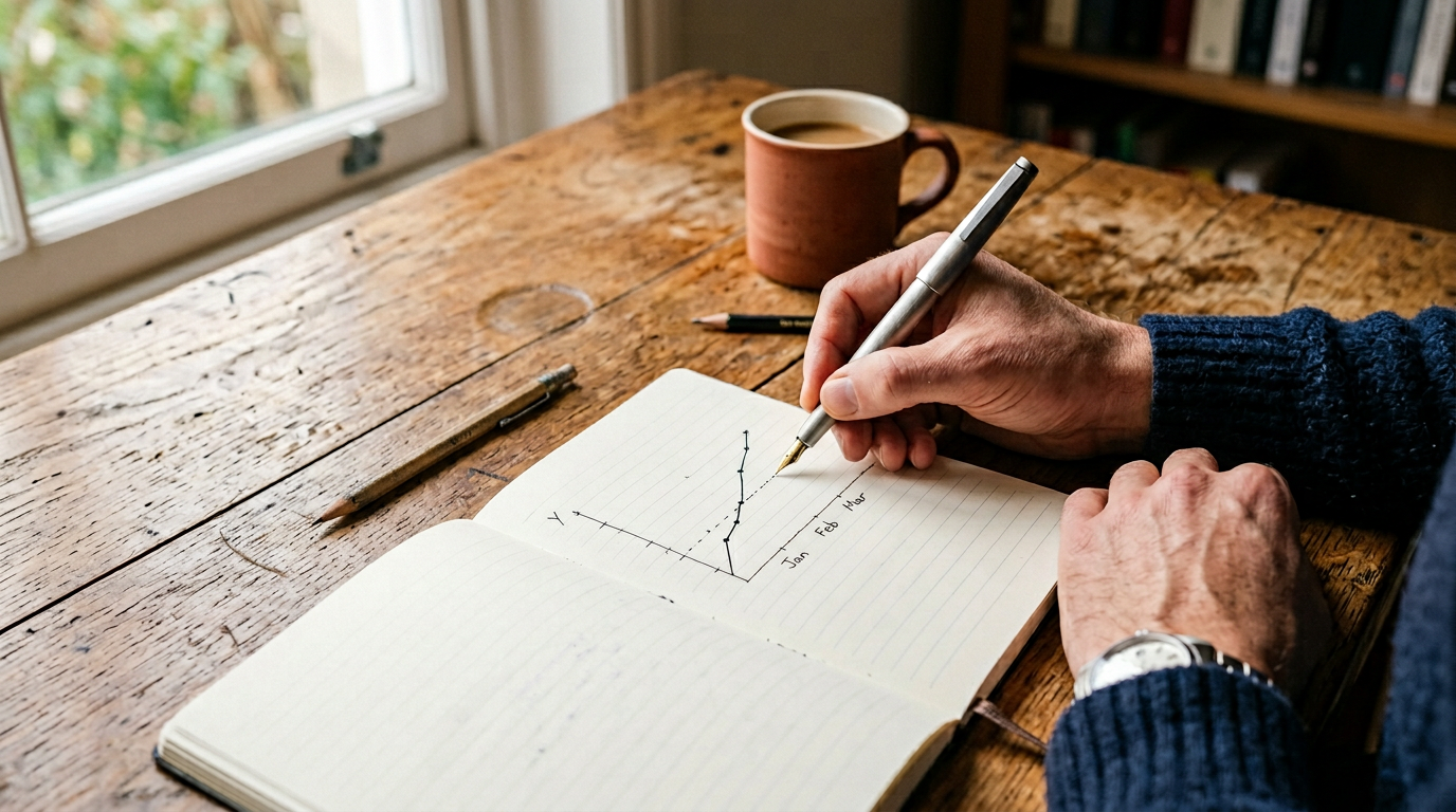Notebook sketch of financial graph